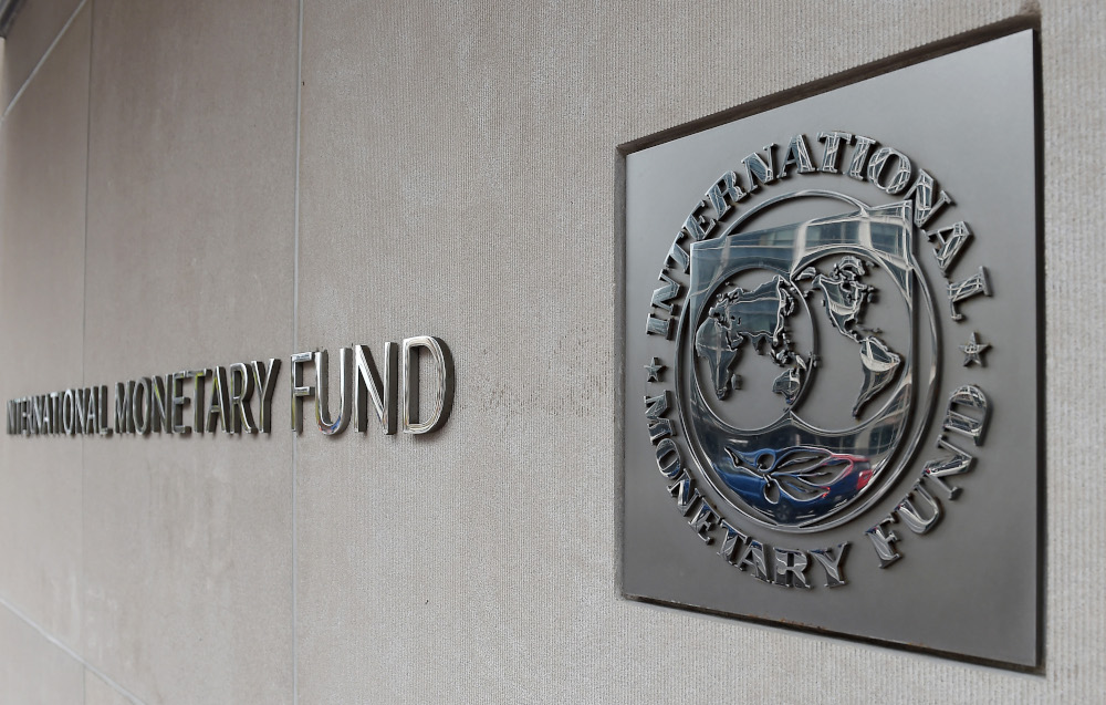 An exterior view of the building of the International Monetary Fund (IMF), with the IMG logo, is seen on March 27, 2020 in Washington, DC. u00e2u20acu201d AFP pic 