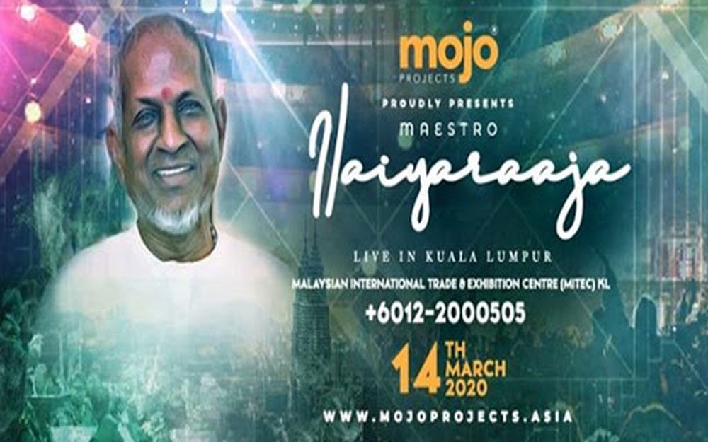 Ilaiyaraajau00e2u20acu2122s Kuala Lumpur concert scheduled for Saturday has been postponed to June 20, 2020. u00e2u20acu201d Bernama pic