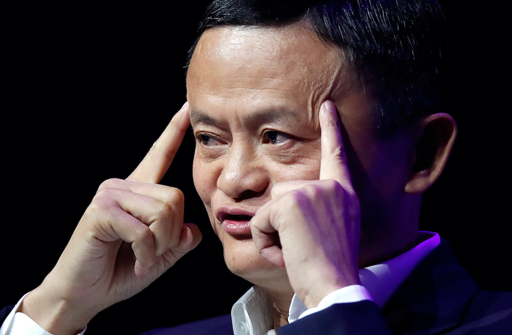 Founder and Chairman of Chinese internet giant Alibaba Jack Ma gives a speech at Parisu00e2u20acu2122 high profile startups and high tech leaders gathering, Viva Tech, in Paris, France May 16, 2019. u00e2u20acu201d Reuters pic