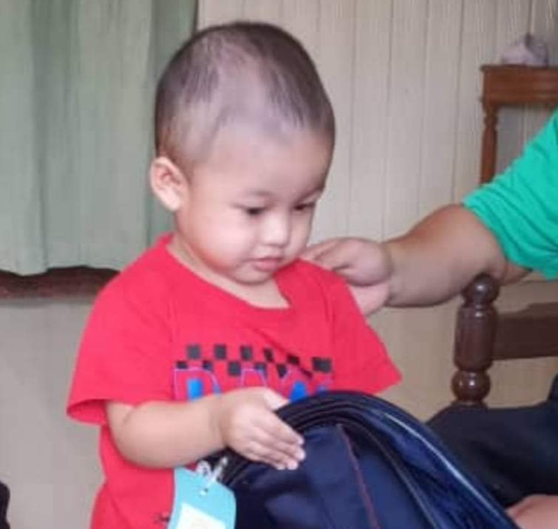 Two-year-old Muhammad Fateh Aqil Mohd Nazmee is Malaysiau00e2u20acu2122s youngest Covid-19 patient. u00e2u20acu201d Picture via Facebook/Persatuan Sokongan Anak-Anak Kanser (Pesona)