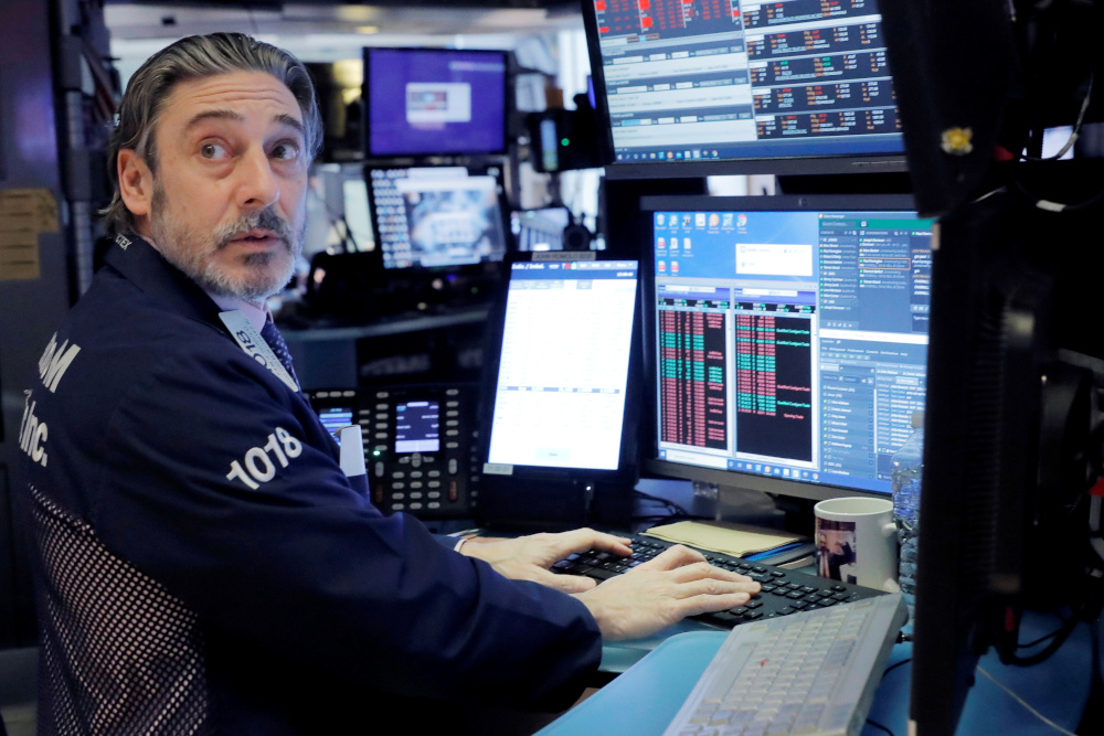 A trader works on the floor of the New York Stock Exchange (NYSE) in New York City, New York, US, March 11, 2020. u00e2u20acu201d Reuters pic 