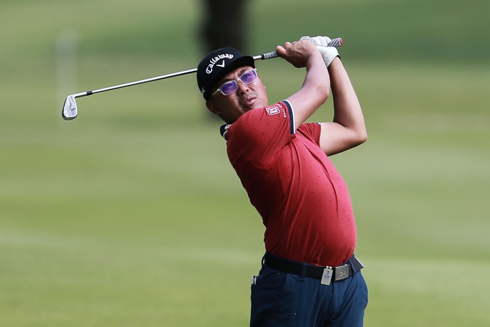 Veteran golfer Fung started the day brilliantly with birdies on holes one, three and five to one bogey on the eight.