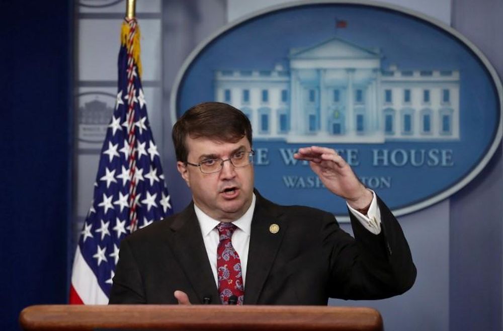Robert Wilkie, the secretary of Veterans Affairs, holds a briefing at the White House in Washington, US, November 8, 2019. u00e2u20acu201d Reuters pic