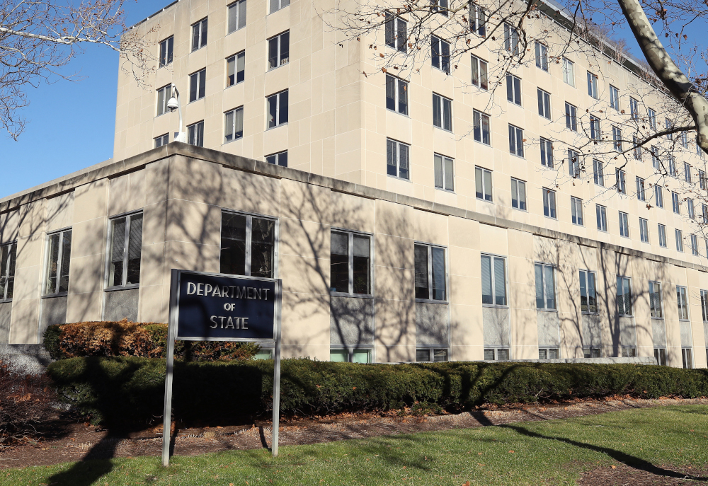 The US said March 20, 2020, it was suspending all routine visa services around the world due to the global coronavirus pandemic. u00e2u20acu201d Mark Wilson/Getty Images North America pic via AFP 