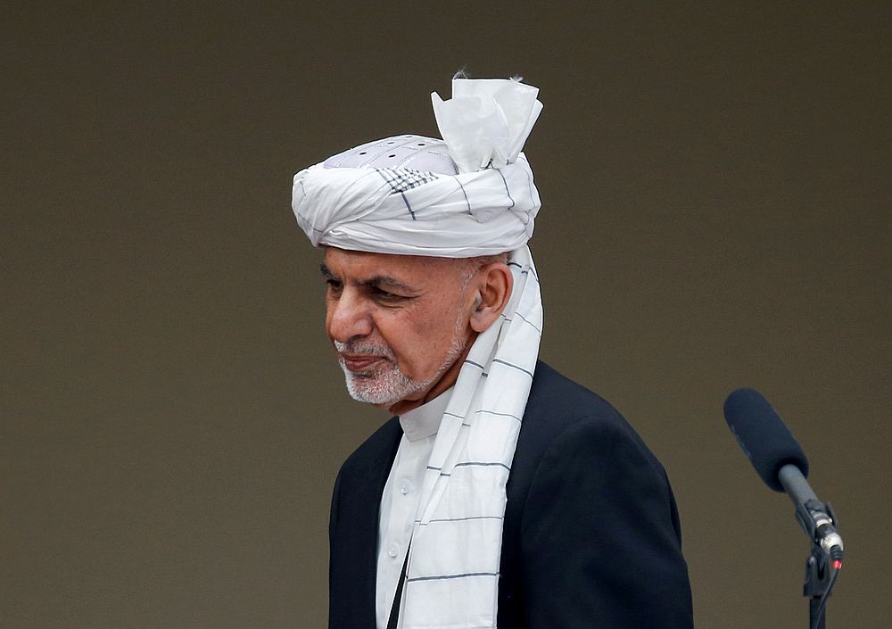 Afghanistan's President Ashraf Ghani at his inauguration as president, in Kabul March 9, 2020. u00e2u20acu201d Reuters pic 
