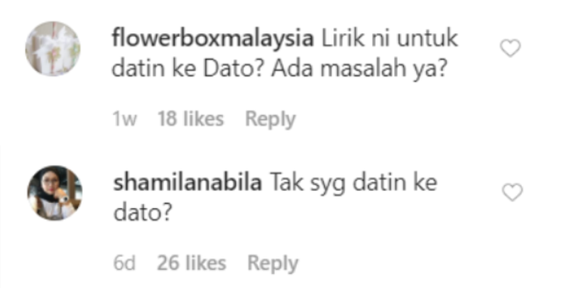 Social media users continue to wonder what has happened between Aliff and Shahida. — Screengrab via Instagram/@aliffsyukriterlajaklaris.