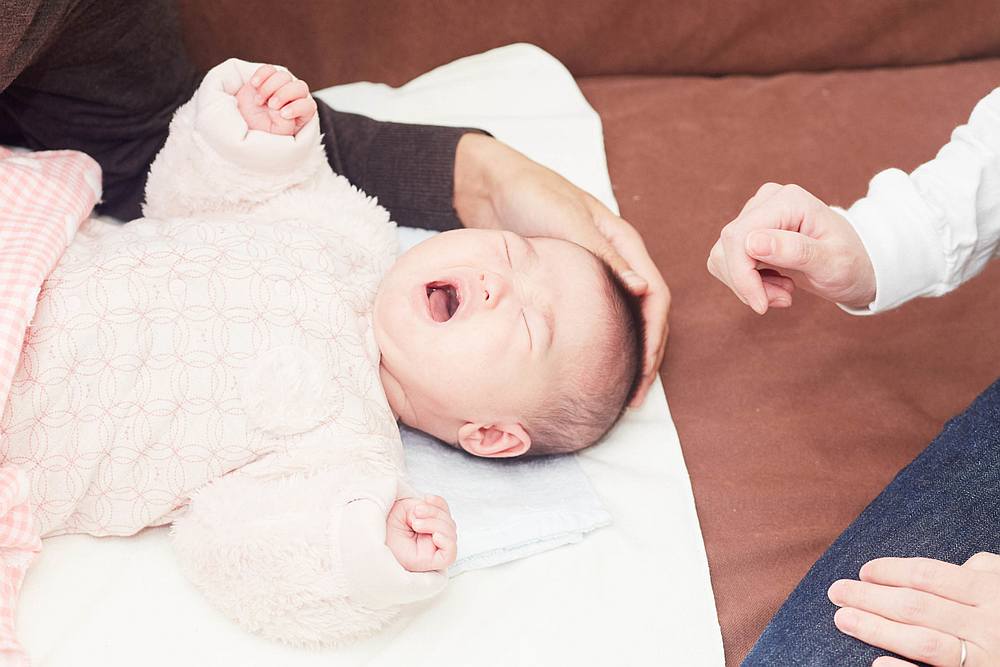 Leaving your baby to cry rather than soothing them straight away has no negative effect on their behavior, according to new research. u00e2u20acu201d Yuji_Karaki/IStock.com pic via AFP