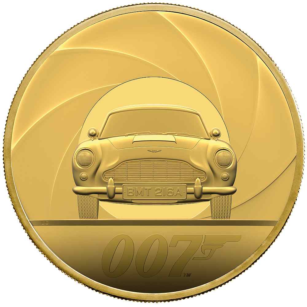 The Royal Mint unveiled its James Bond commemorative coin and gold bar collection ahead of the upcoming release of the 25th James Bond film, 'No Time To Die' March 2, 2020. u00e2u20acu201d Picture courtesy of The Royal Mint via AFP