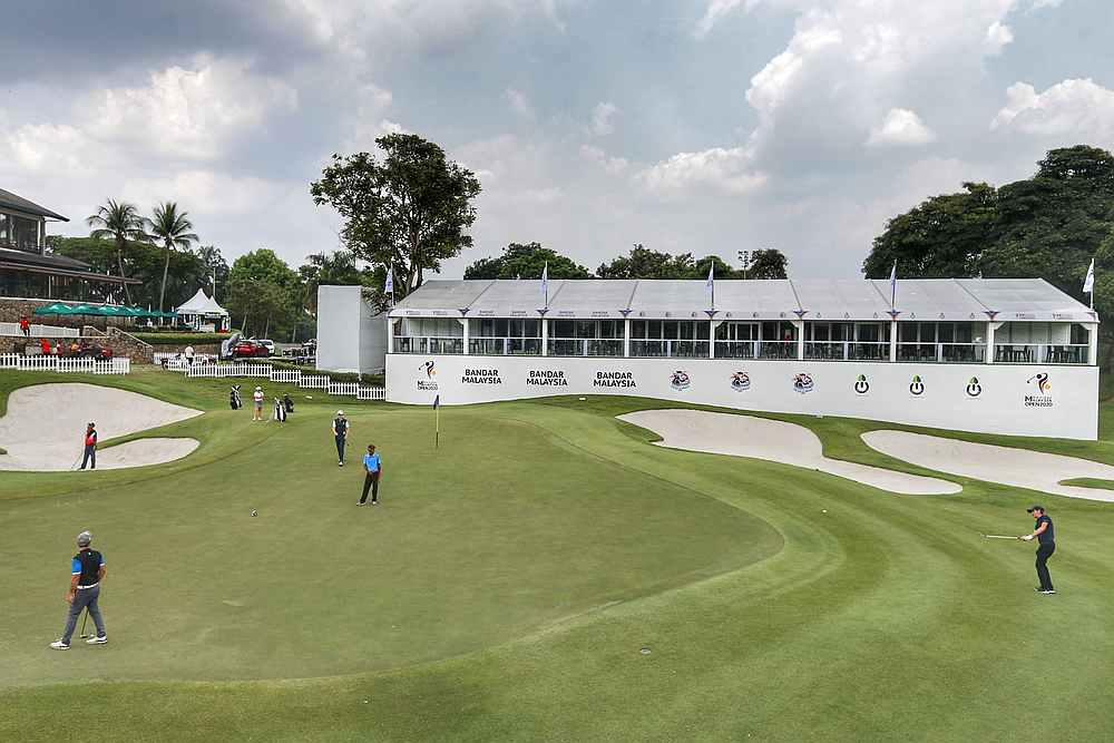 While the players will only have to keep their focus on the greens and fairways, the event organisers will be doing a lot of running around making sure everything is perfect. u00e2u20acu201d Picture by Ahmad Zamzahuri