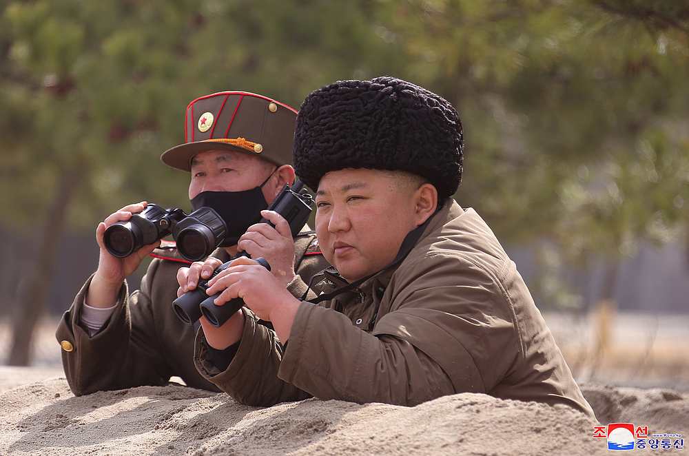North Korean leader Kim Jong-un is seen in this undated picture released March 9, 2020. u00e2u20acu201d KCNA pic via Reuters