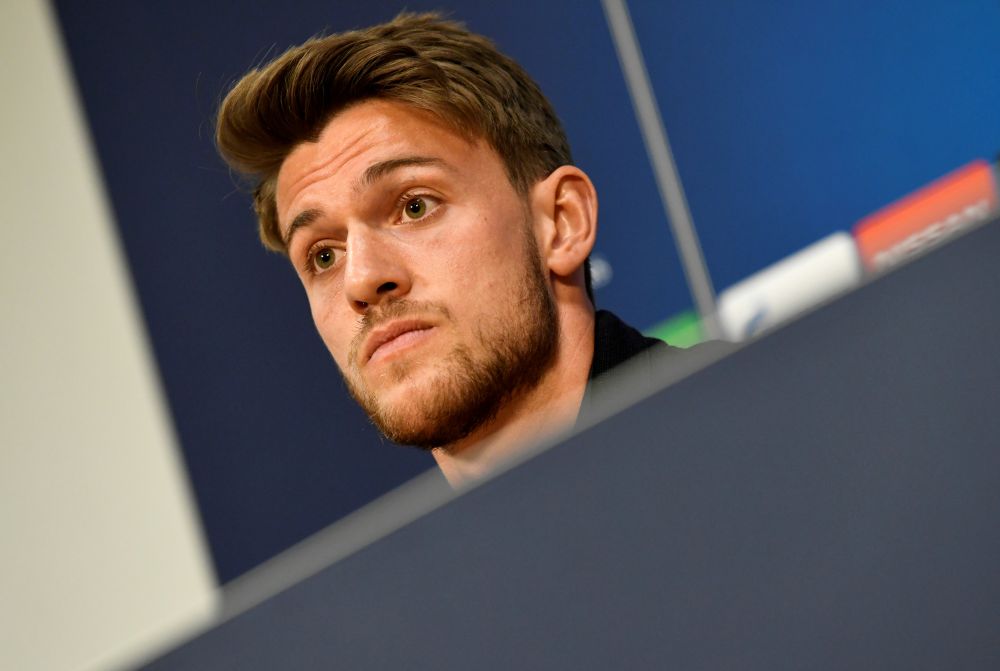 Juventus' Daniele Rugani speaks during a press conference at the Johan Cruyff Arena, Amsterdam April 9, 2019. u00e2u20acu201d Reuters pic