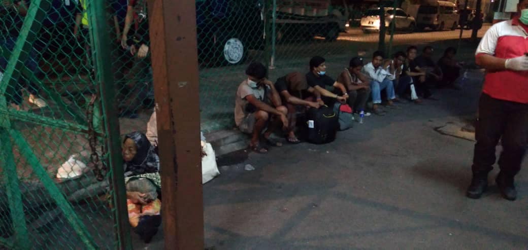 Authorities screened the health of 68 Malaysians including 17 women as well as 15 foreigners including four women, who were seen loitering in several areas of Kuala Lumpur. ― Picture via Facebook/Dewan Bandaraya Kuala Lumpur