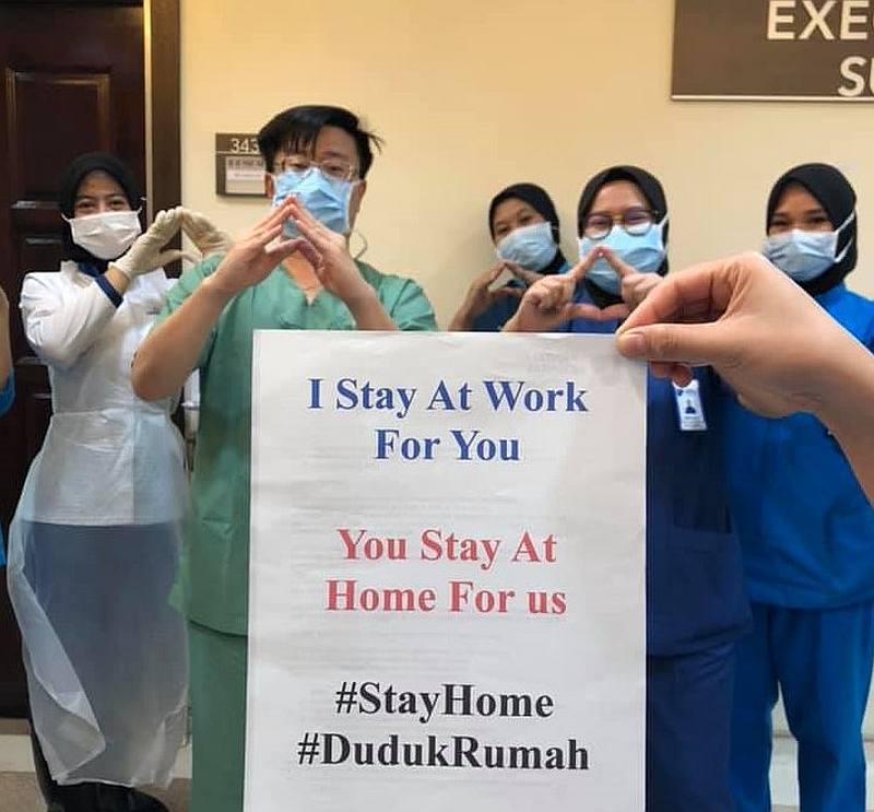 Pantai Hospital Penang consultant neurosurgeon takes to Facebook to urge Malaysians to stay at home during the two-week nationwide movement control order. u00e2u20acu201d Picture via Facebook/ni.d.sheng