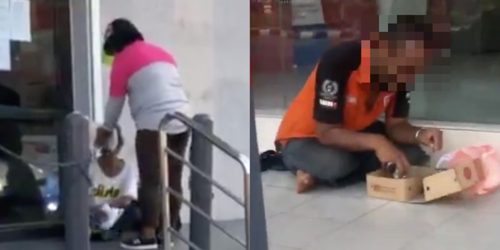 Syarazid Zulkifli decided to give away the RM80 meal to struggling individuals rather than letting it go to waste. u00e2u20acu201d Screengrab via Twitter/syarazidlee