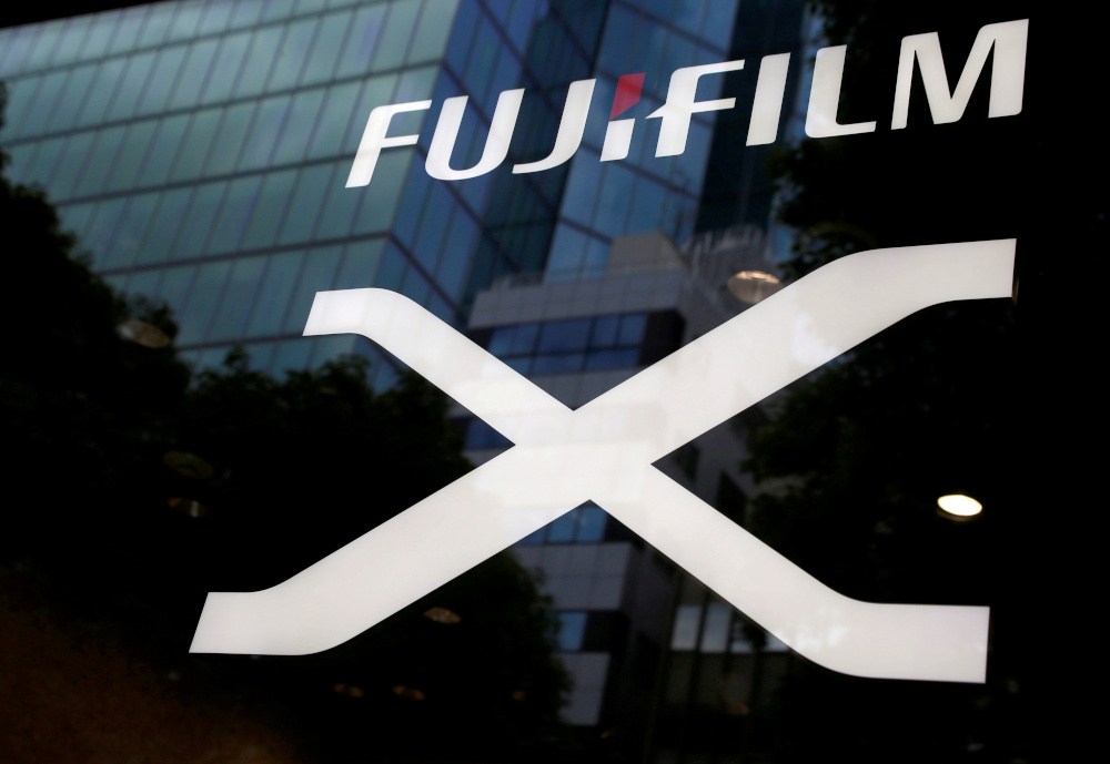Fujifilmu00e2u20acu2122s company logo is seen at its exhibition hall nearby the headquarters of Fujifilm Holdings Corp in Tokyo, Japan June 12, 2017. u00e2u20acu201d Reuters pic 