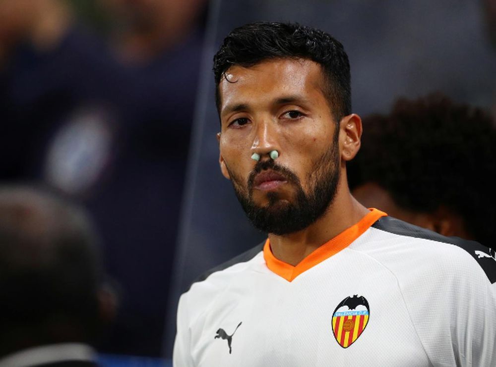 Valenciau00e2u20acu2122s Ezequiel Garay before the Champions League Group H u00e2u20acu201c Chelsea v Valencia match at Stamford Bridge, London, September 17, 2019. u00e2u20acu201d Reuters pic
