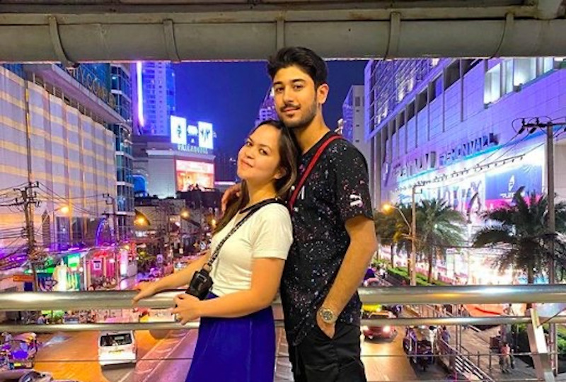 Singaporean Harris Baba and his Malaysian wife Jieha.  Harris was in Kuala Lumpur when the lockdown started but is hoping to get back to Jieha and their two children in Kota Kinabalu in Sabah. — Picture from Harris Baba via TODAY