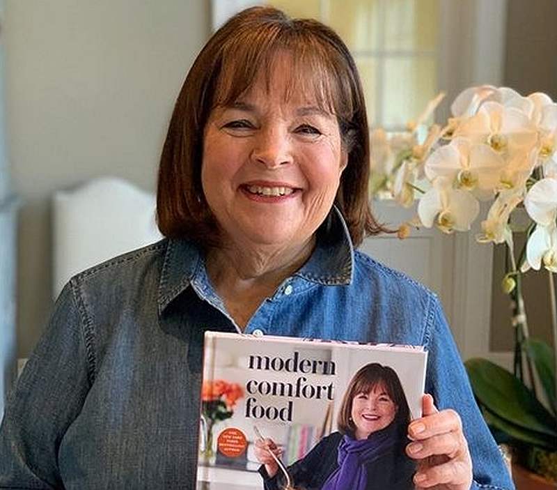 Ina Garten and her 'Modern Comfort Food.' u00e2u20acu201d Picture courtesy of Instagram/inagarten via AFP