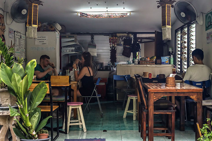 The unassuming home-like ambience of Nun’s Restaurant in Chiang Mai