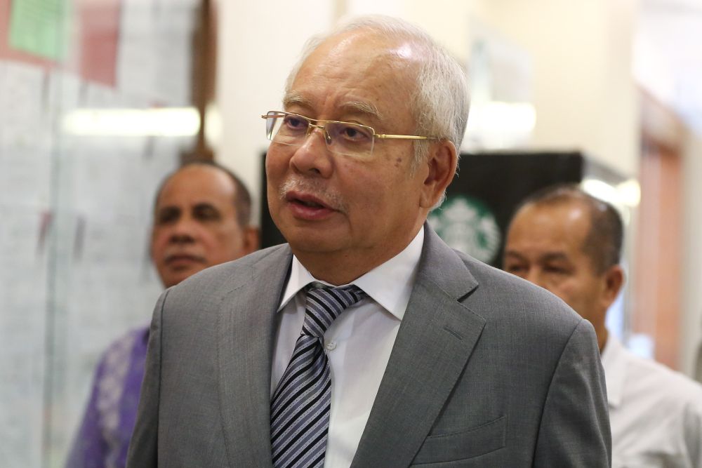 Datuk Seri Najib Tun Razak arrives at the Kuala Lumpur High Court March 12, 2020. u00e2u20acu201d Picture by Yusof Mat Isa