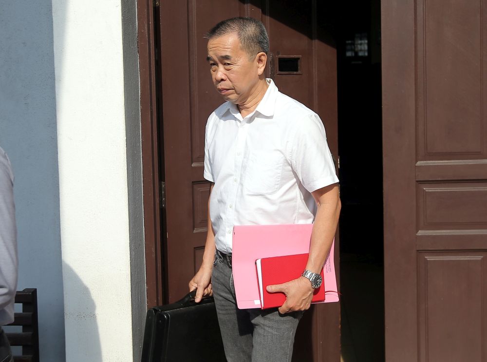 Ivory Pearl Sdn Bhd director Lee Kok Choy was fined RM20,000 for negligence in workplace safety which saw a Bangladeshi worker lose a finger. u00e2u20acu201d Picture by Farhan Najib