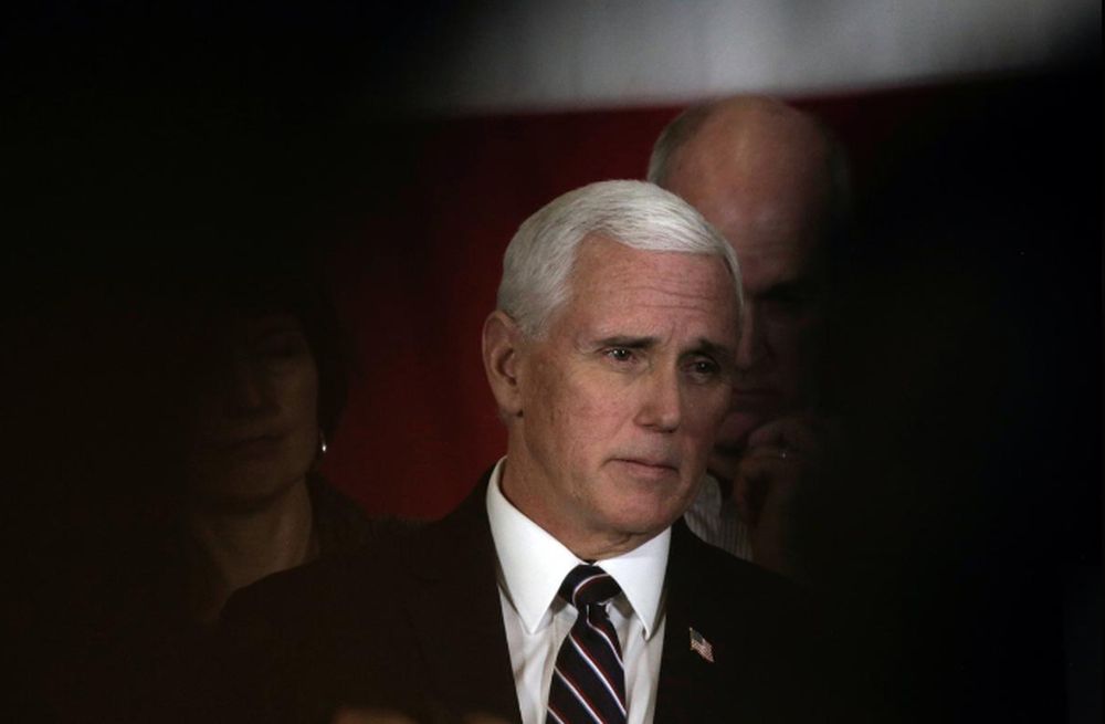 US Vice President Mike Pence, who heads the governmentu00e2u20acu2122s coronavirus task force, speaks during a press conference at the Pierce County Readiness Center at Camp Murray near Tacoma, Washington, US March 5, 2020. u00e2u20acu201d Reuters pic