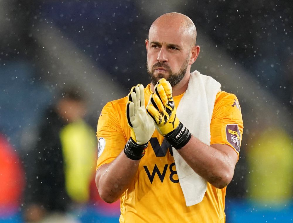 Aston Villa's Pepe Reina applauds fans after the match against Leicester City at the King Power Stadium in Leicester March 9, 2020. u00e2u20acu201d Reuters pic
