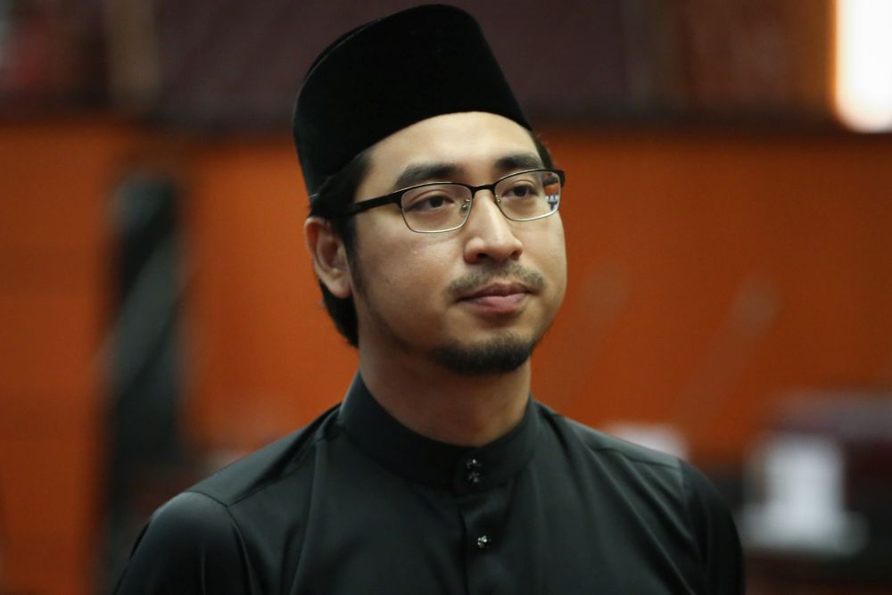 Wan Ahmad Fayshsal Wan Ahmad is pictured at Dewan Negara after being sworn in as senator March 10, 2020. u00e2u20acu201d Picture by Yusof Mat Isa