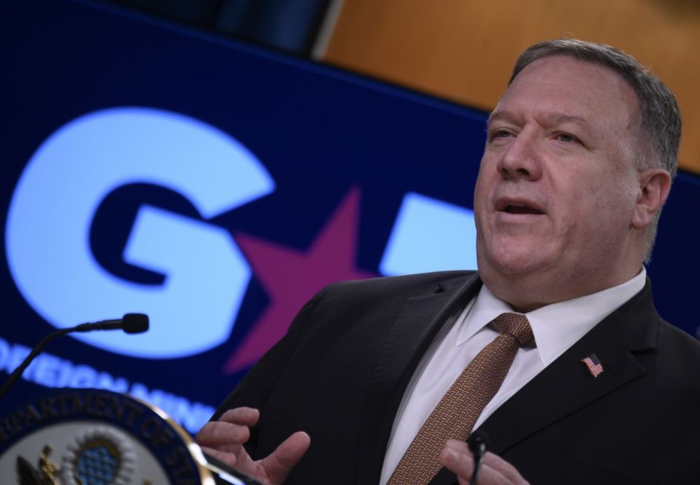 US Secretary of State Mike Pompeo speaks during a press conference at the State Department in Washington, DC, on March 25, 2020. u00e2u20acu201d AFP pic