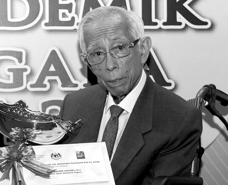 Besides being a renowned academician, Prof Emeritus Tan Sri Dr Mohd Rashdan Baba was also chairman of TM for 12 years. u00e2u20acu201d Picture from Twitter/Bernama 