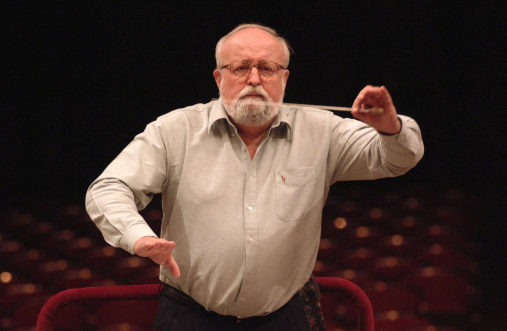 Polish composer Krzysztof Penderecki during a concert at the Philharmonic in Lublin, Poland April 2, 2009. u00e2u20acu201d Picture by Rafal Michalowski/Agencja Gazeta via Reuters