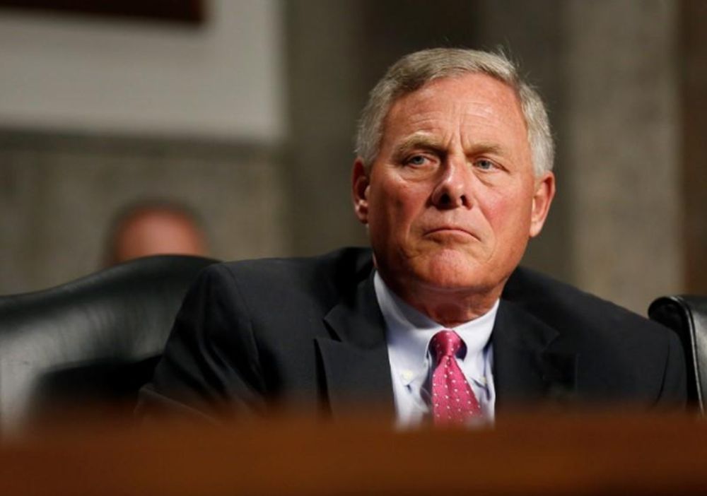 Senate Intelligence Committee Chairman Richard Burr (R-NC) listens as Twitter CEO Jack Dorsey and Facebook COO Sheryl Sandberg testify before a Senate Intelligence Committee hearing in Washington, September 5, 2018. u00e2u20acu201d Reuters pic