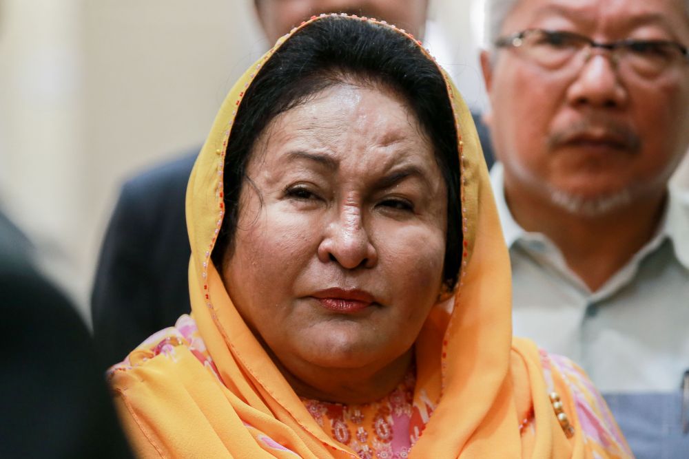 Datin Seri Rosmah Mansor arrives at the Kuala Lumpur High Court March 12, 2020. u00e2u20acu201d Picture by Ahmad Zamzahuri