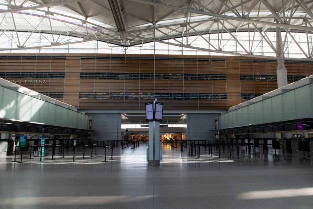 An empty International Terminal of San Francisco International Airport is pictured after the US air travel ban, in San Francisco March 13, 2020. u00e2u20acu2022 Reuters pic