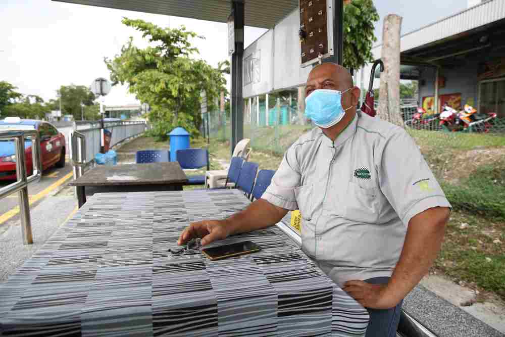 Taxi driver Radzuan Ahmad, 56, speaks during an interview with Malay Mail in Shah Alam March 27, 2020. u00e2u20acu2022 Picture by Yusof Mat Isa