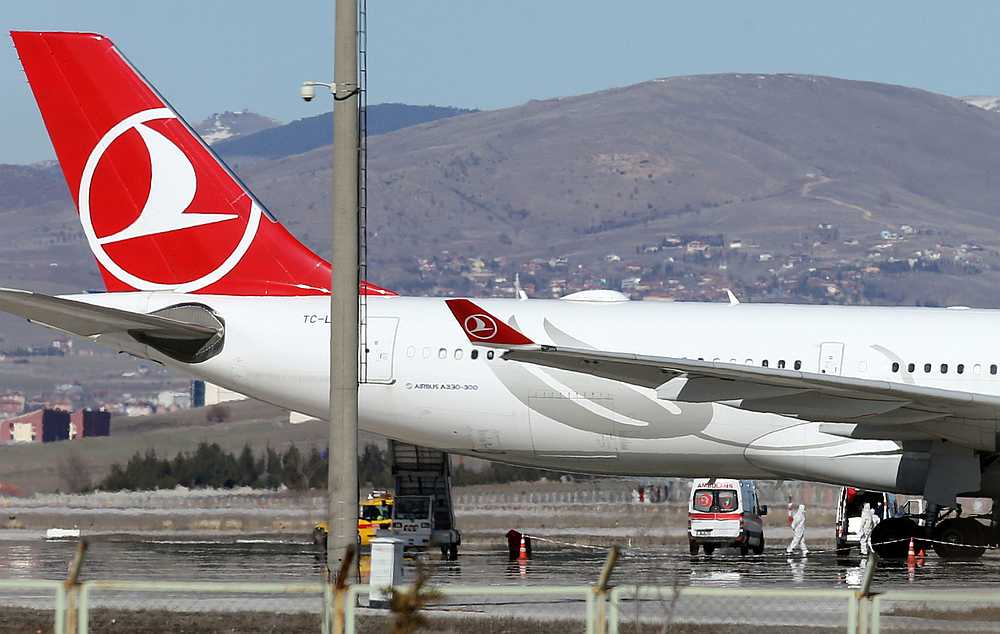 A Turkish Airlines light returned to Istanbul without passengers on orders from Singapore authorities March 5, 2020.  u00e2u20acu201d Reuters pic