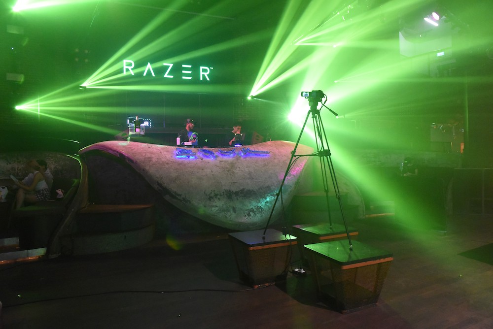 This photo taken on March 27, 2020 shows the nightclub Zouk's DJs performing in front of a video camera during a u00e2u20acu02dccloud-clubbingu00e2u20acu2122 party that was live-streamed. u00e2u20acu201d AFP pic