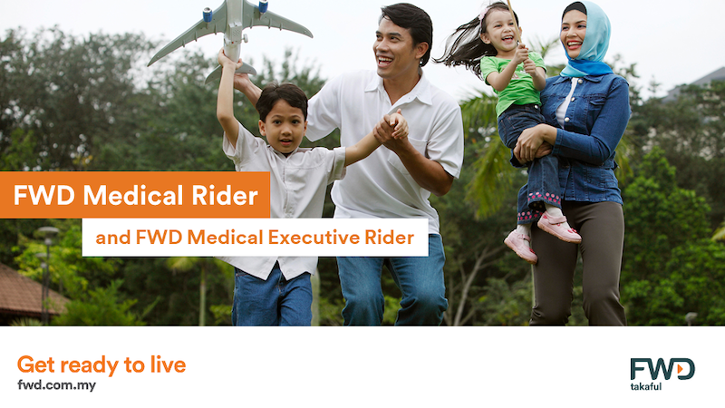 FWD Medical Rider and FWD Medical Executive Rider u00e2u20acu201d a comprehensive and flexible medical coverage with smart benefits. u00e2u20acu201d Picture courtesy of FWD Takaful