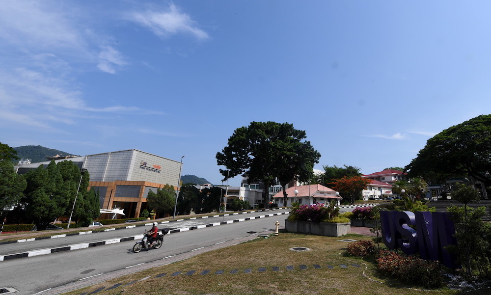 Universiti Sains Malaysia (USM) looks deserted after the enforcement of the movement control order (MCO), George Town March 17, 2020. u00e2u20acu201d Bernama pic 