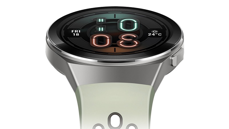 The Watch GT 2e features a perforated watch band that looks like the Apple Watch Nike edition. — Picture courtesy of Huawei via SoyaCincau