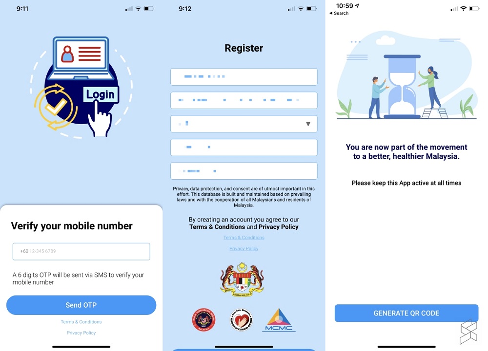The app requires a couple of basic details. — SoyaCincau pic
