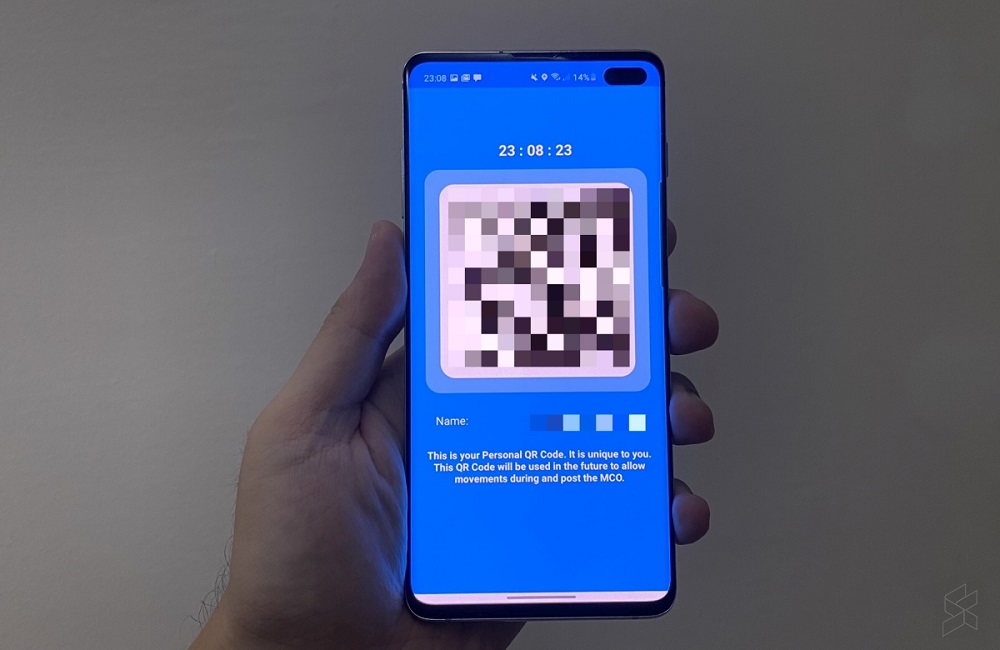The QR code can also assist the police and armed forces at the roadblocks as they can determine whether you’re travelling within the permitted radius. — SoyaCincau pic