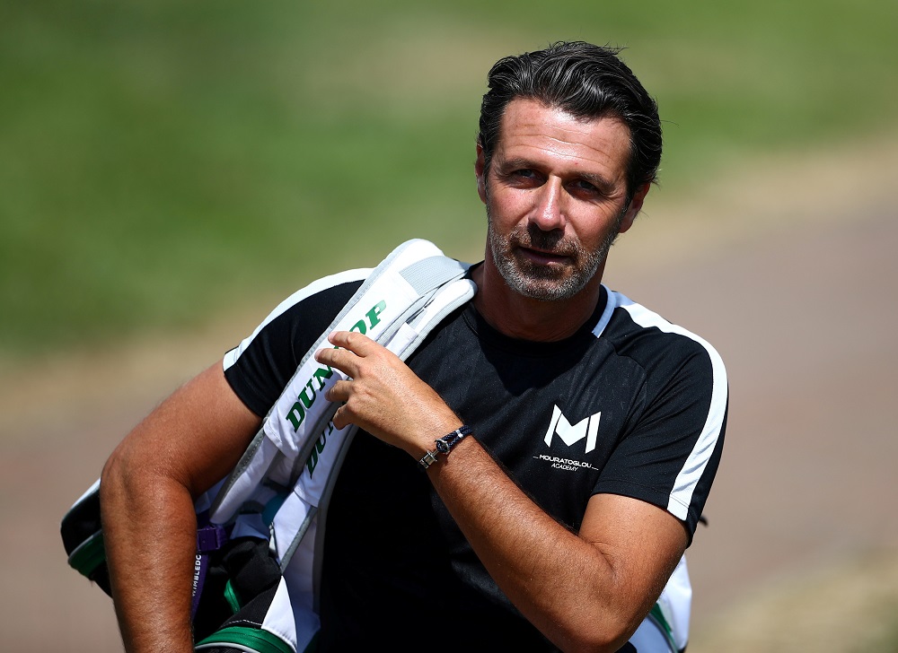 Serena Williamsu00e2u20acu2122 coach Patrick Mouratoglou before practice at the All England Lawn Tennis and Croquet Club in London July 122019. u00e2u20acu201d Reuters pic