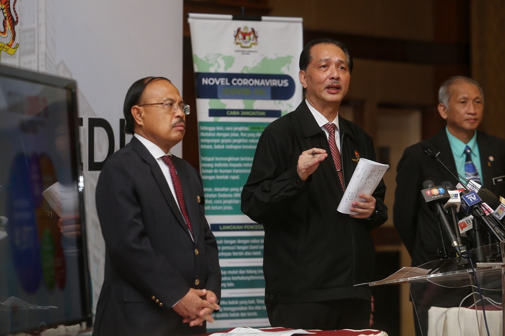 Health director-general Datuk Dr Noor Hisham Abdullah at a press conference in Putrajaya April 13, 2020. u00e2u20acu201d Picture by Choo Choy May