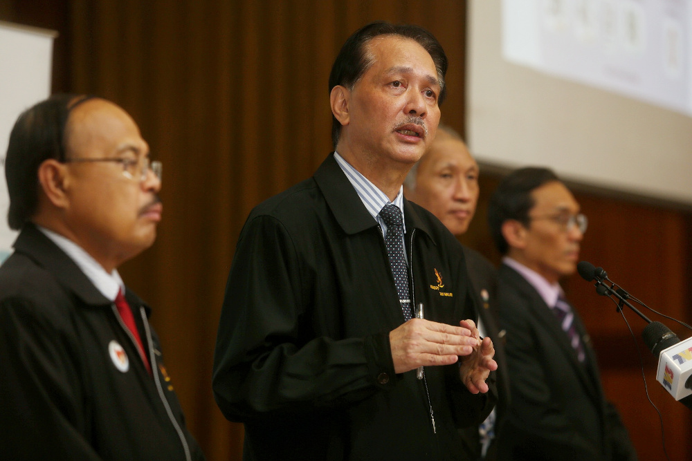 Health director-general Datuk Dr Noor Hisham Abdullah speaks during a press conference on Covid-19 in Putrajaya April 20, 2020. u00e2u20acu201d Picture by Choo Choy May