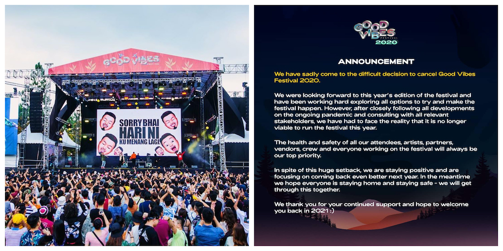 Good Vibes Festival 2020 has been cancelled. u00e2u20acu201d Photo via nstagram/ Good Vibes Festival
