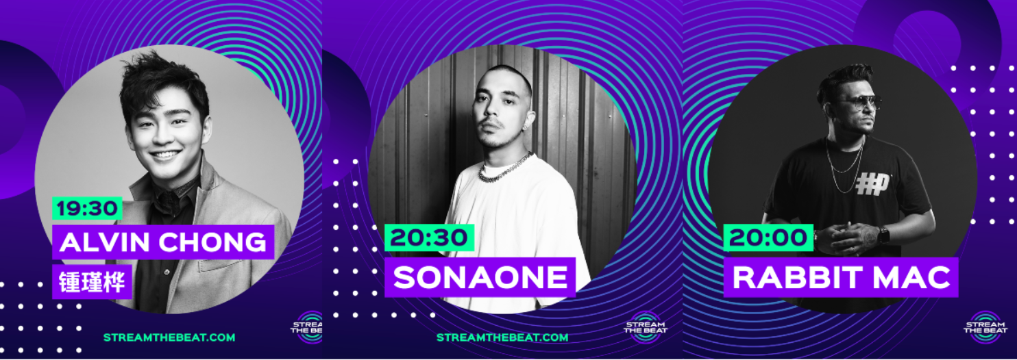 Alvin Chong, Sonaone and Rabbit Mac are just a few of the star-studded talents on display at Stream The Beat festival.u00e2u20acu201dPictures courtesy of Fresh Events Asia