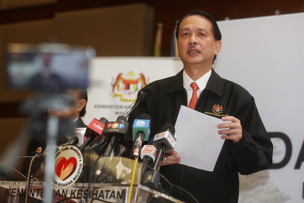 Health director-general Datuk Dr Noor Hisham Abdullah at a press conference in Putrajaya April 30, 2020. u00e2u20acu201d Picture by Choo Choy May