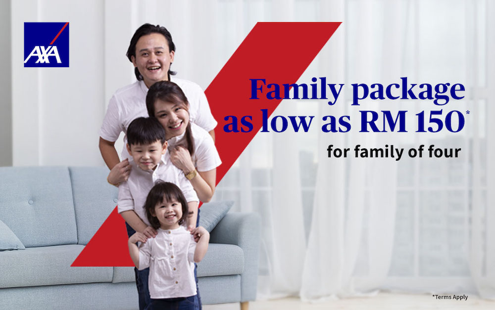 AXA eMedic has an annual limit of RM100,000 for each family member.