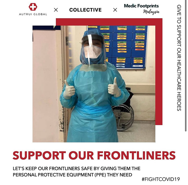 Autrui Global is assembling personal protective equipment (PPE) in partnership with Collective Central and Medicfootprints Malaysia